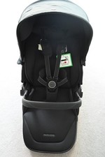 Maxi Cosi FAME Twillic BLACK Pram Pushchair Seat Unit Fabrics Bumper Bar + Hood