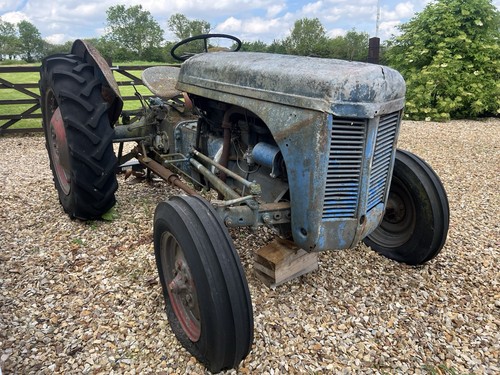 Grey ferguson tractor - grey, te20