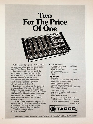 1976 tapco 6200 - 6200,