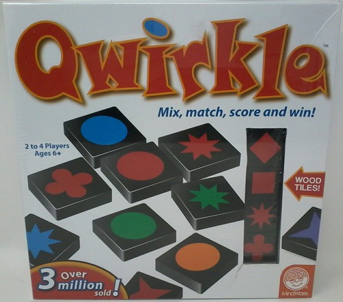 Qwirkle board game mix match - mix,