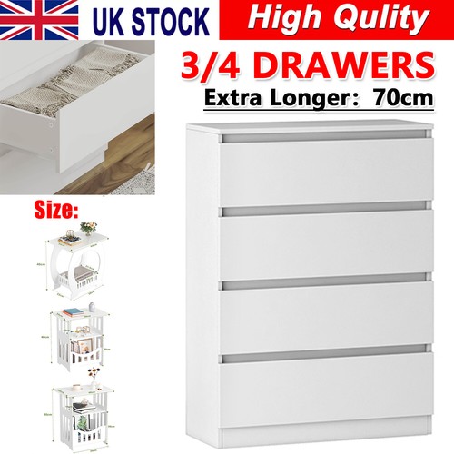 Modern white chest drawers - chest, of