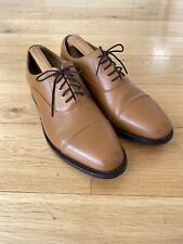 Mens Samuel Windsor Oxford Tan Brown Leather Brogues Shoes Oxford BV197 Sz 10