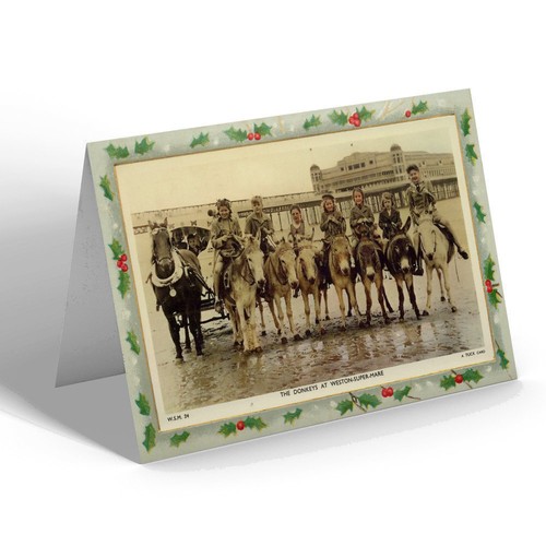 Christmas card vintage - christmas,
