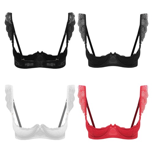 Women floral lace sexy bra - floral,