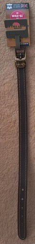 Ancol brown leather dog collar - dog,