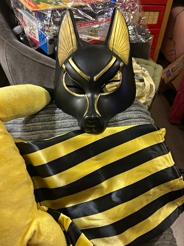 Cosplay egyptian anubis mask - egyptian,
