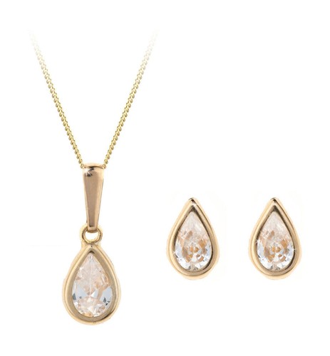 9ct yellow gold birthstone - gold,