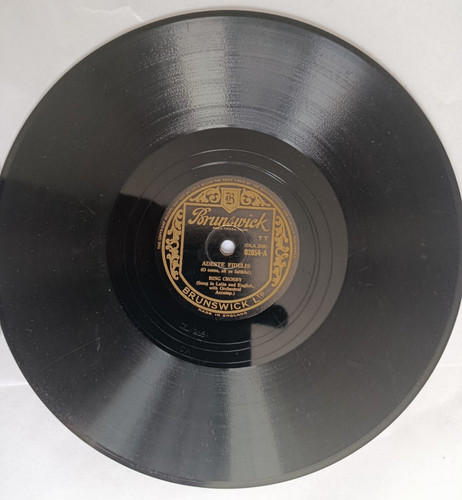 Bing crosby 78rpm adeste - bing, 10”