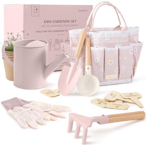 Pink kids gardening - pink,