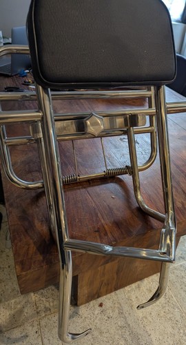 Stainless backrest rack spare - backrest, /rack/spare