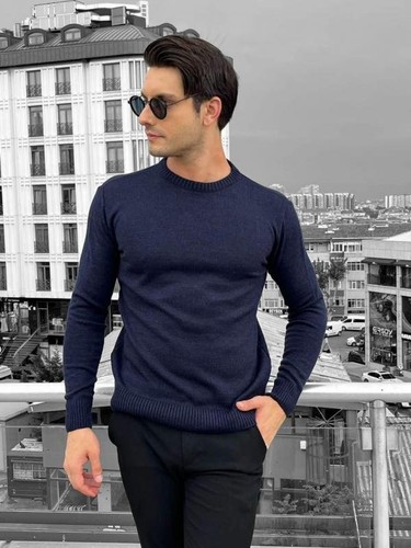 Men musto sweater navy - musto,
