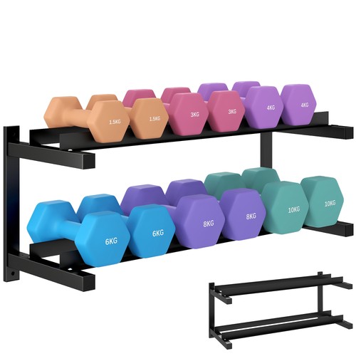 Sportnow wall mounted dumbbell - wall-mounted,