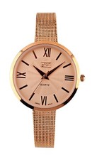 Eton Womens Mesh Bracelet Fashion Watch, Rose Gold Tone - 3290L-RG 
