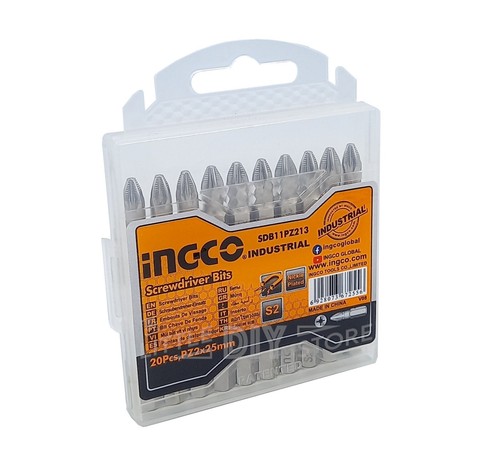 Pozi screwdriver bits pz2 25mm - bits,