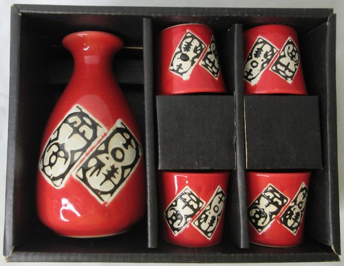 Red glazed ceramic - red,