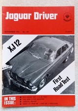Jaguar Driver Magazine - November 1972 - No.148.