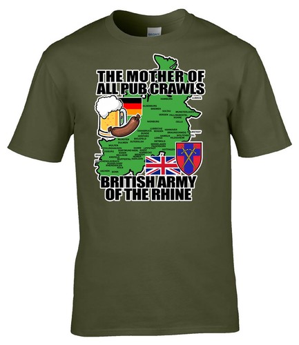 British army the - of, rhine