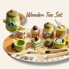 Montessori Wooden Tea Set for
