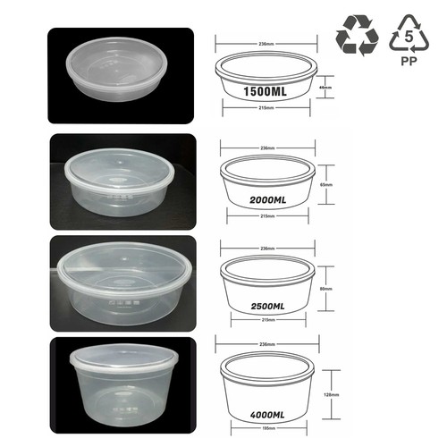 Reusable round food storage - reusable,