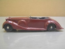 Dinky Toys 38c Lagonda Sports Coupe maroon with black hubs Excellent Condition
