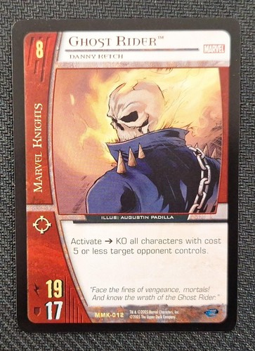 System tcg ghost rider - vs,