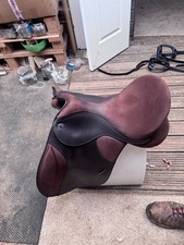 Thorowgood  17.5”  T4 brown gp adjusts equestrian saddle
