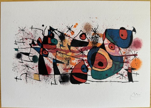 Joan miro signed numbered - joan,