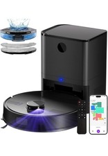 MS1MAX Robot Vacuum Cleaner with Mop 5000Pa Strong Suction Lidar Navigation App