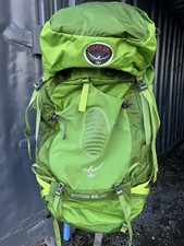 Osprey Atmos AG 65 Anti Gravity Mens Hiking Backpack L/xl With Rain Cover