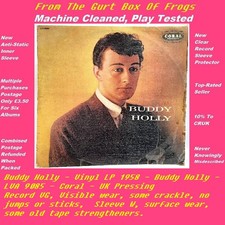 Buddy Holly - Vinyl LP 1958 -