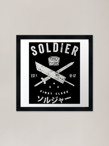 Soldier framed art print - soldier,