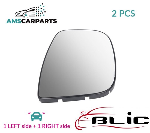 Rear view mirror glass pair - rear,