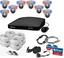 Swann Enforcer 4K CCTV Kit DVR 8-5680 2TB 8x 4KDER Dome Camera SWDVK-856808DE