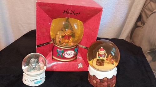 Christmas snow globes - x, 3