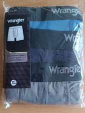 WRANGLER MENS SPORTS BOXER SHORTS  ONE PACK OF THREE MIXED COLOURS  BNWOT £13.99