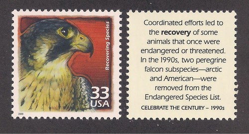 Endangered recovering - endangered, /