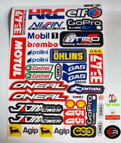Motorbike motorcross stickers - motorcross,