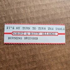 ROBERT & BETTY ELLEDGE It's My