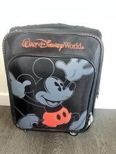 Walt Disney World Mickey Mouse Timeless Cabin Carry On Case Bag Rolling Luggage 