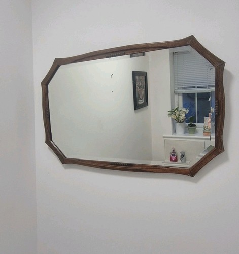 Antique octagonal oak framed - oak,