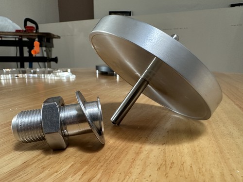 Aluminium sub platter - aluminium, fits