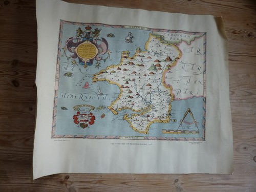 Vintage saxton map of - vintage, saxton's