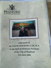 David Hockney - Signed
