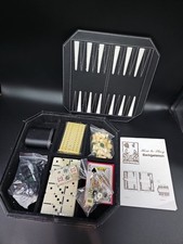 Vintage Leather Multi Game Set