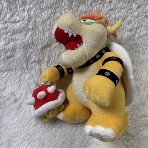 Super mario bowser plush w - bowser, 15"
