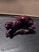 Chinese Zodiac Tiger Red Resin