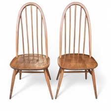 Vintage pair ercol blonde - pair,