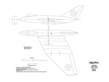 Aiguillon Soarer glider 75" WS