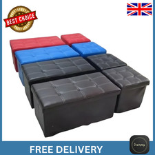Ottoman Storage Box Foot Stool