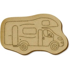 6 x 'Motorhome' MDF Craft